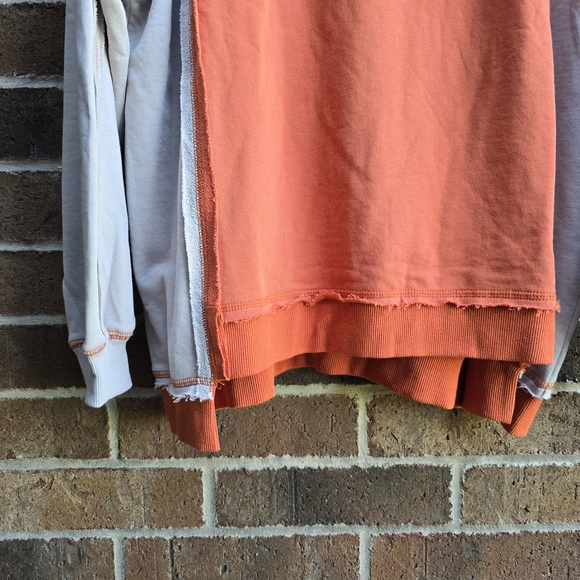 Orange and Gray Long Sleeve Shirt - Picture 6 of 10
